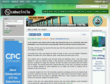 Tablet Screenshot of cebucircle.com
